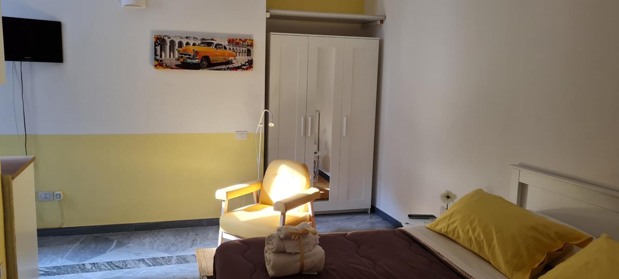 Le Ginestre In Centro Bed and Breakfast Salerno Rum bild